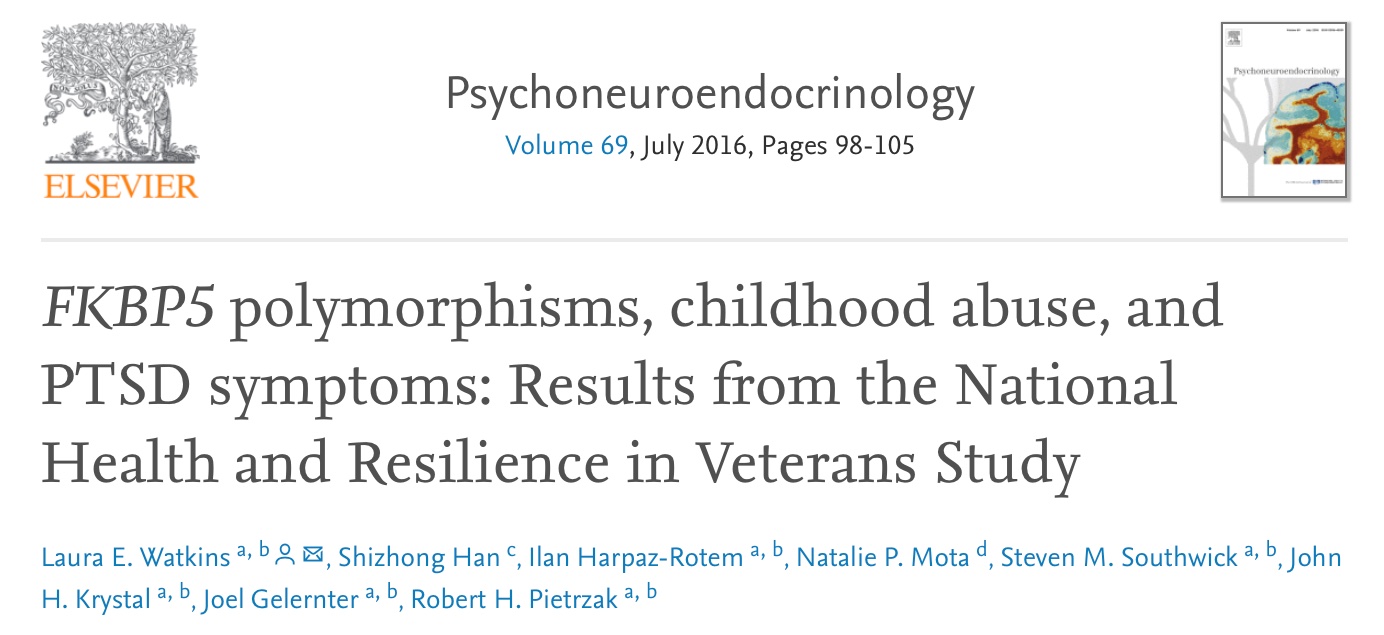 Polimorfizmy FKBP5, przemoc w dzieciństwie i objawy PTSD