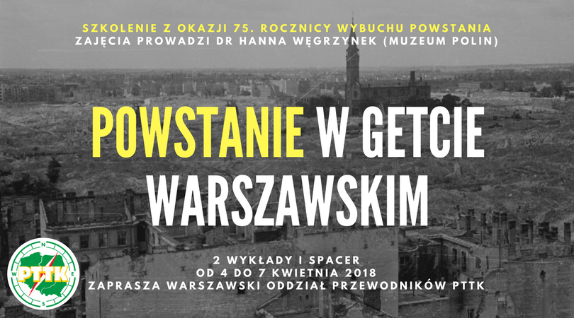 Szkolenie z okazji 75. rocznicy wybuchu powstania w getcie warszawskim