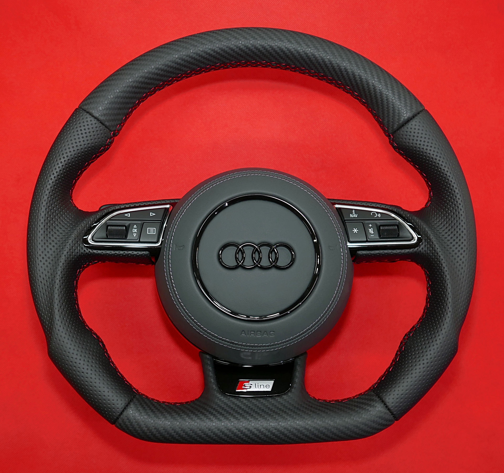 Kierownica Audi S3 S4 S5 Tuning modyfikacja carbon