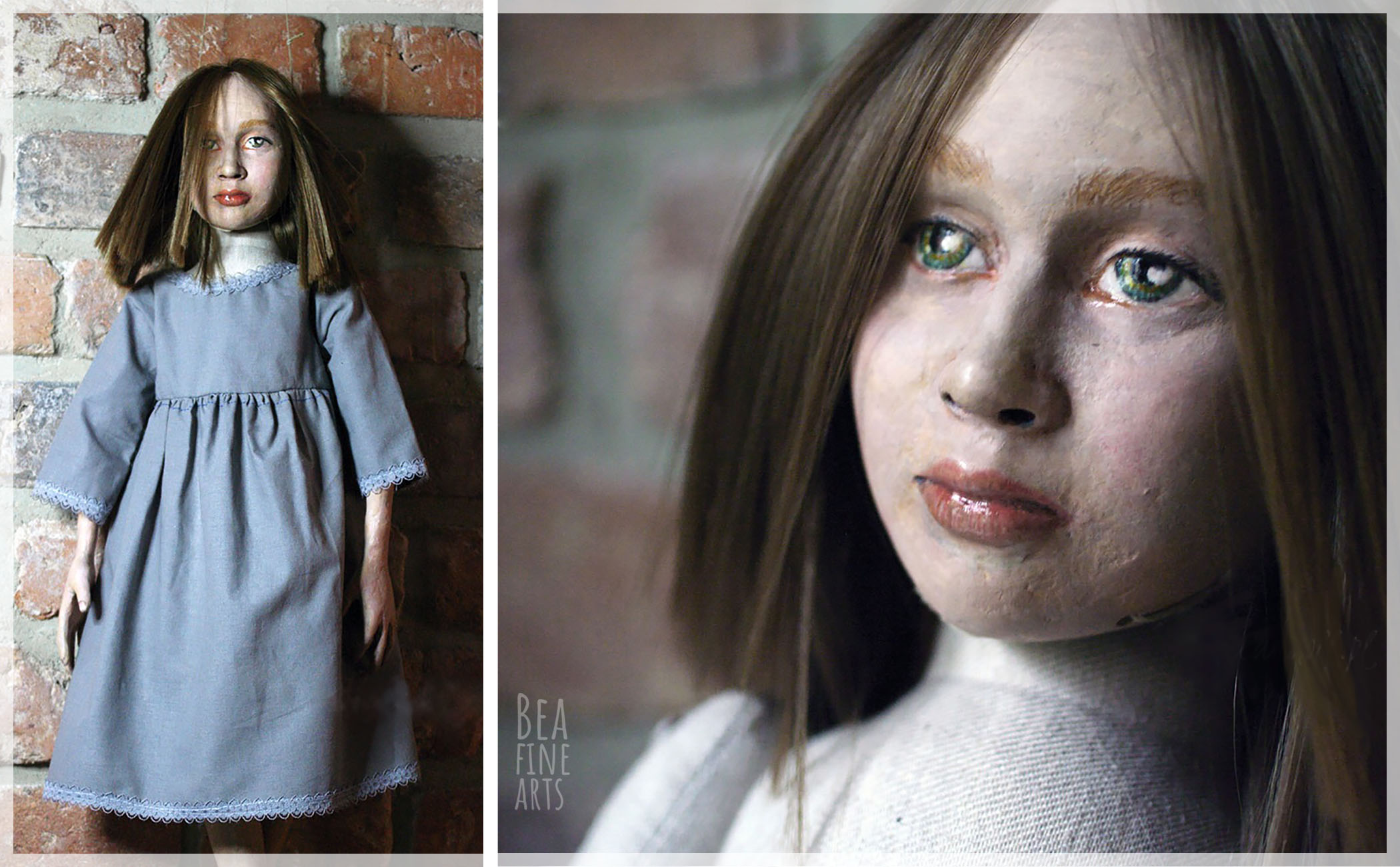 Ania, ceramiczna lalka portretowa