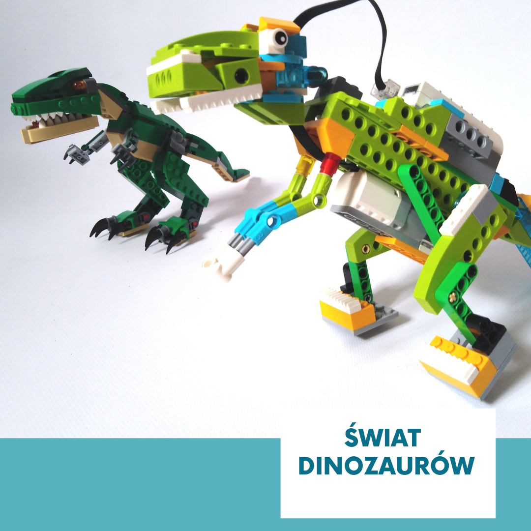 dinozaury, LEGO, robotyka, warsztaty
