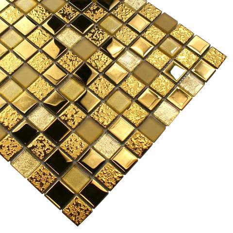 Mozaika szklana złota DUBAJ