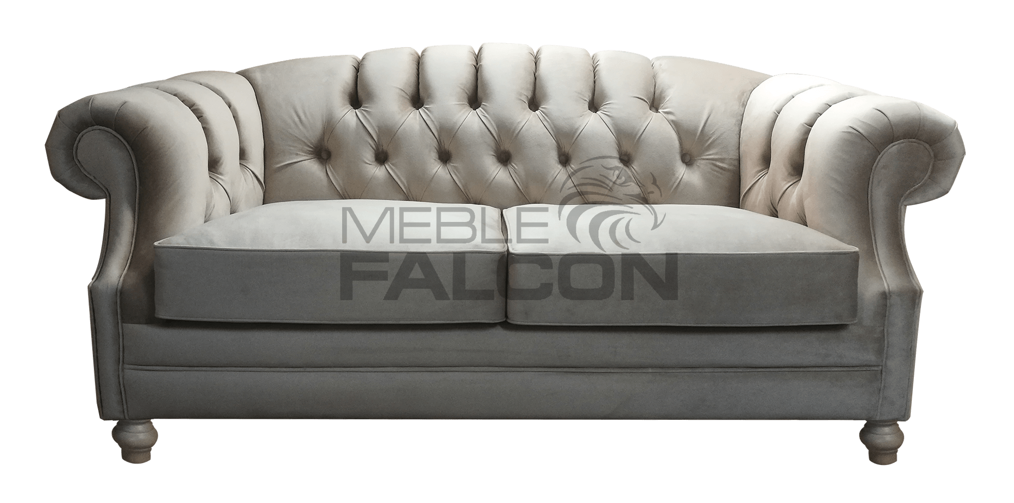 2-osobowa sofa chesterfield melford beżowa kremowa