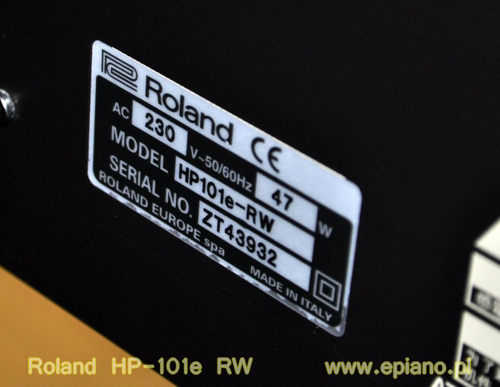 Roland HP-101e RW