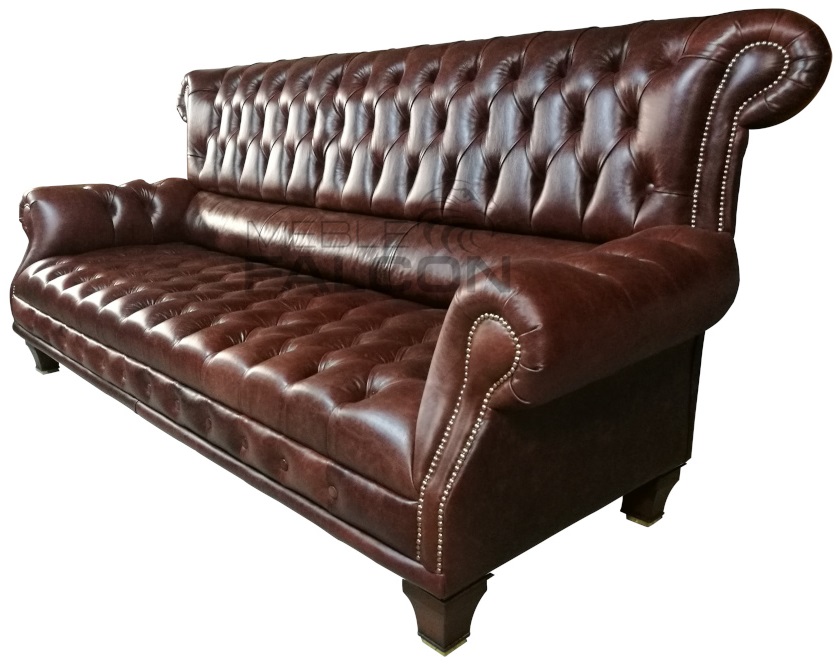 sofa chesterfield producent skóra naturalna dubai