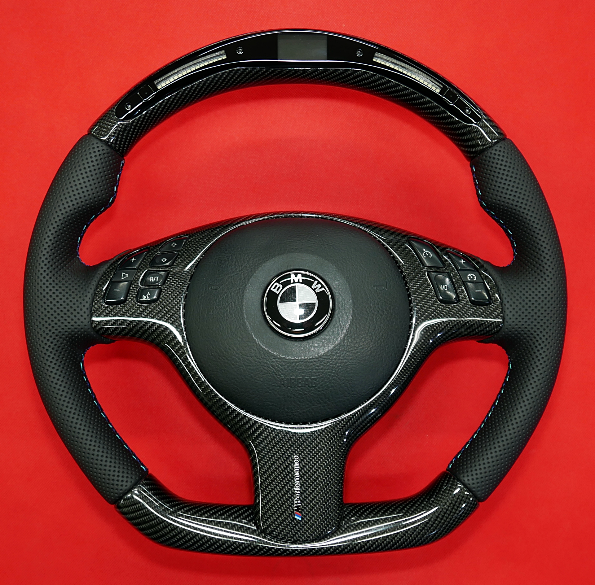 Kierownica carbon BMW M3 E46 wyświetlacz LED LCD