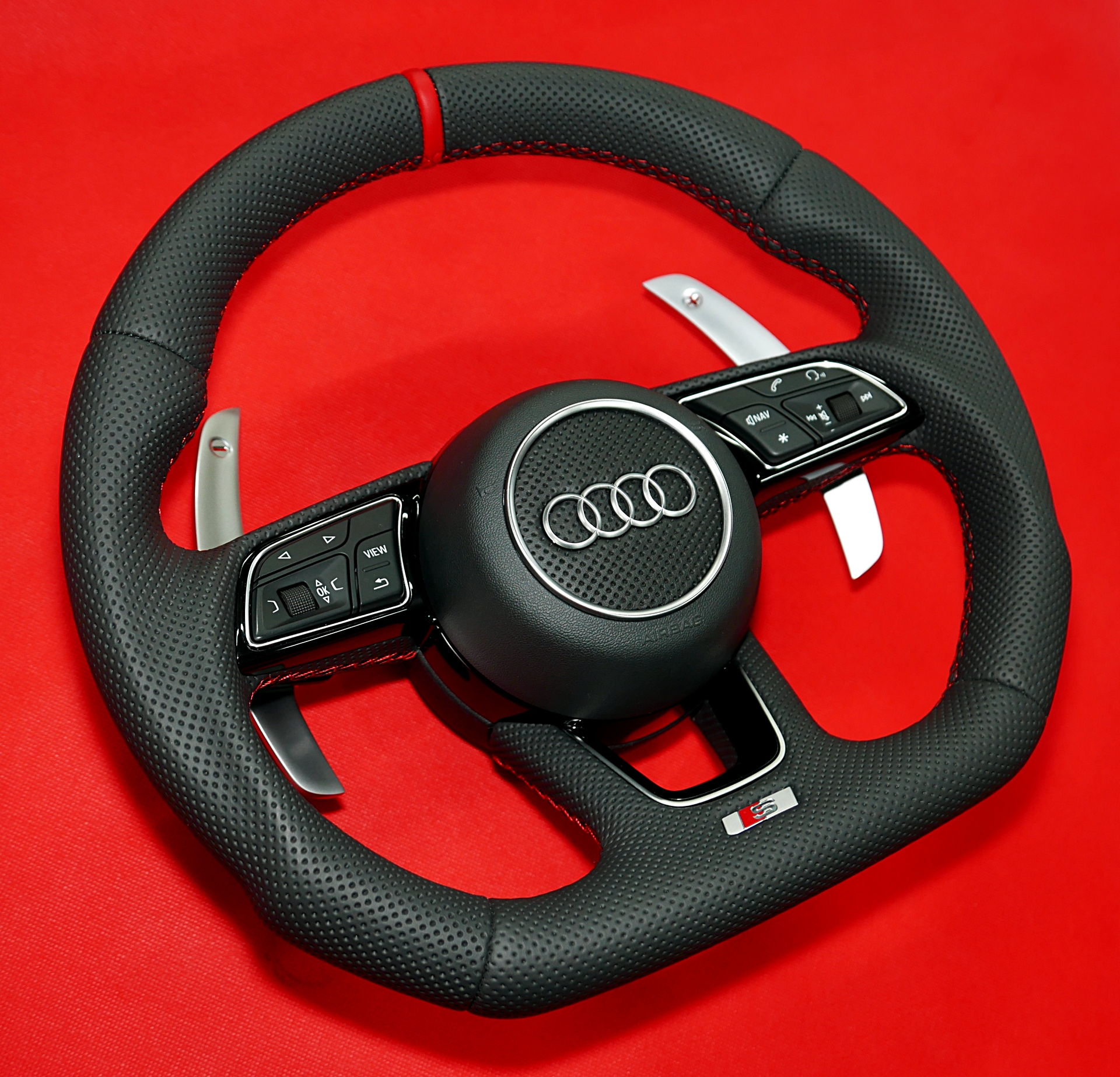 Kierownica Audi A4 A6 A7 Tuning modyfikacja obszyć
