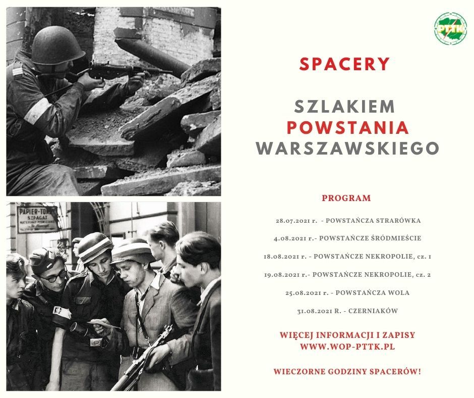 Spacery szlakiem Powstania Warszawskiego