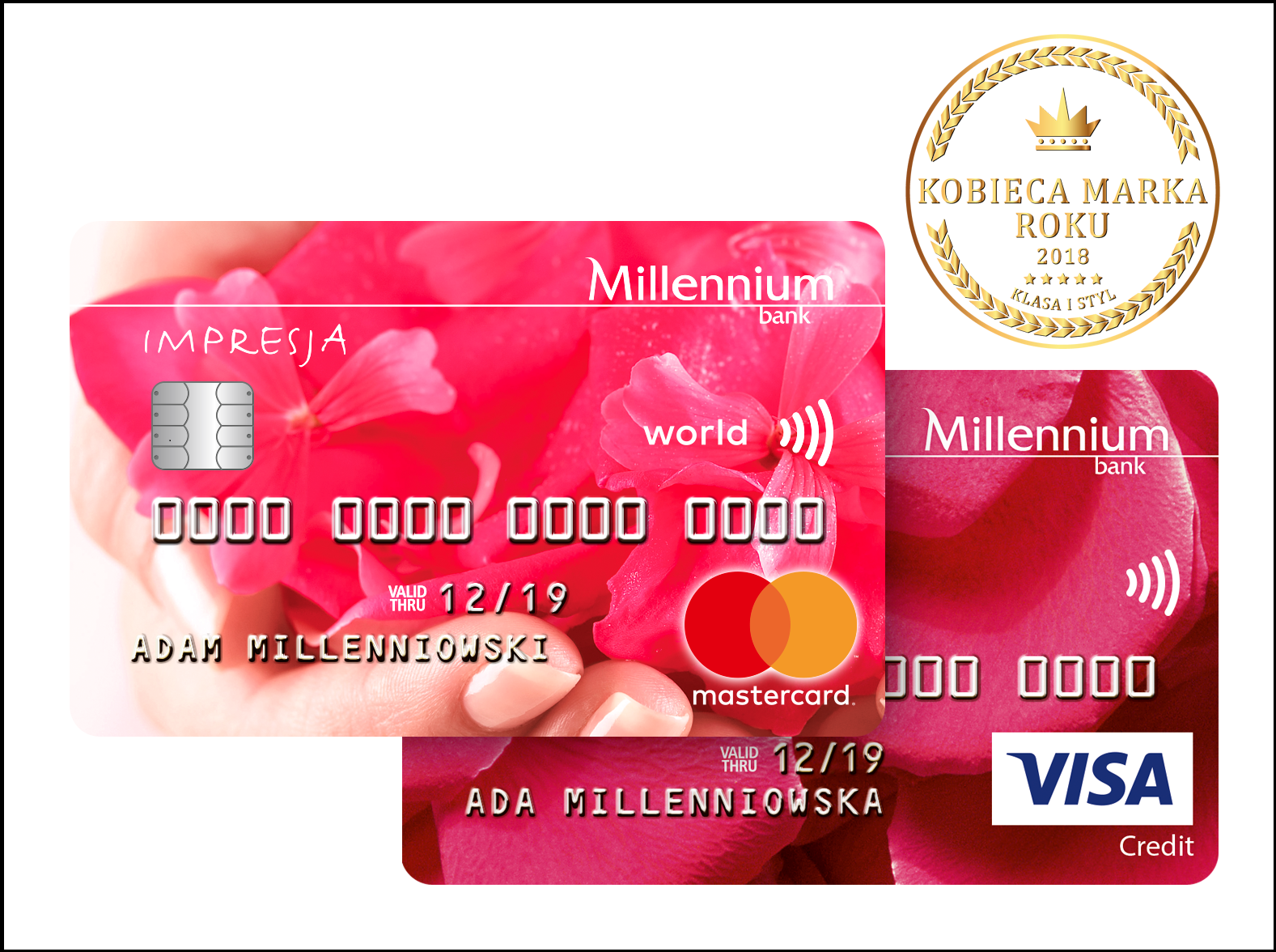 Karta kredytowa Millennium Impresja Laureatką Kobiecej Marki Roku!