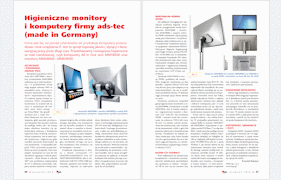 Artykuł - Higieniczne monitory i komputery firmy ads-tec (made in Germany)