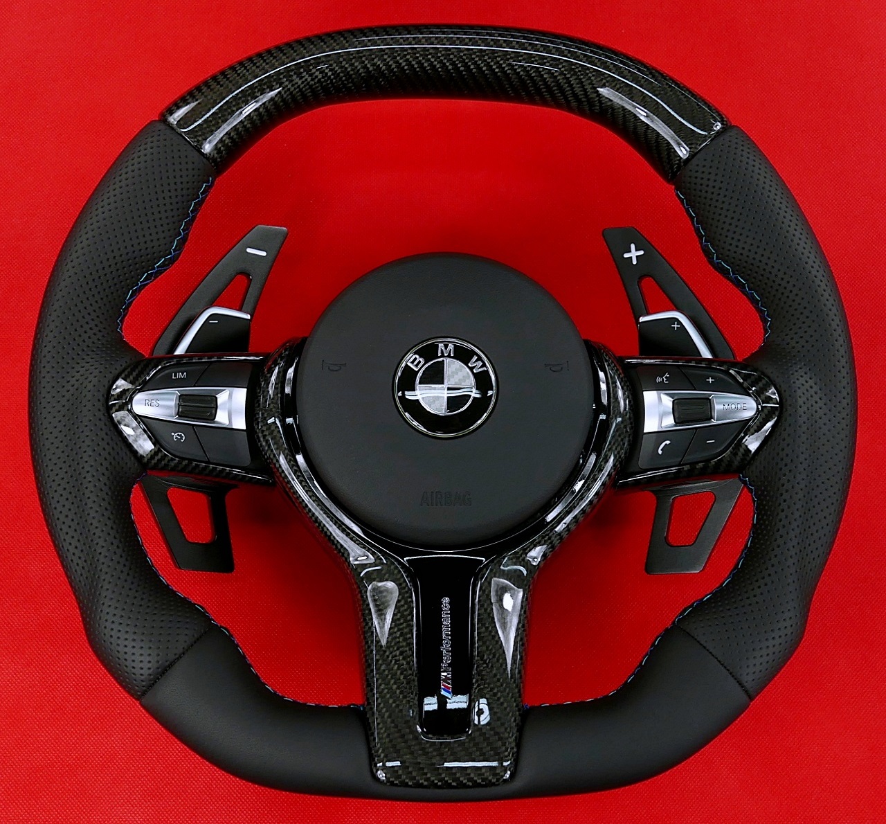 custom carbon fiber flat steering wheel BMW F30