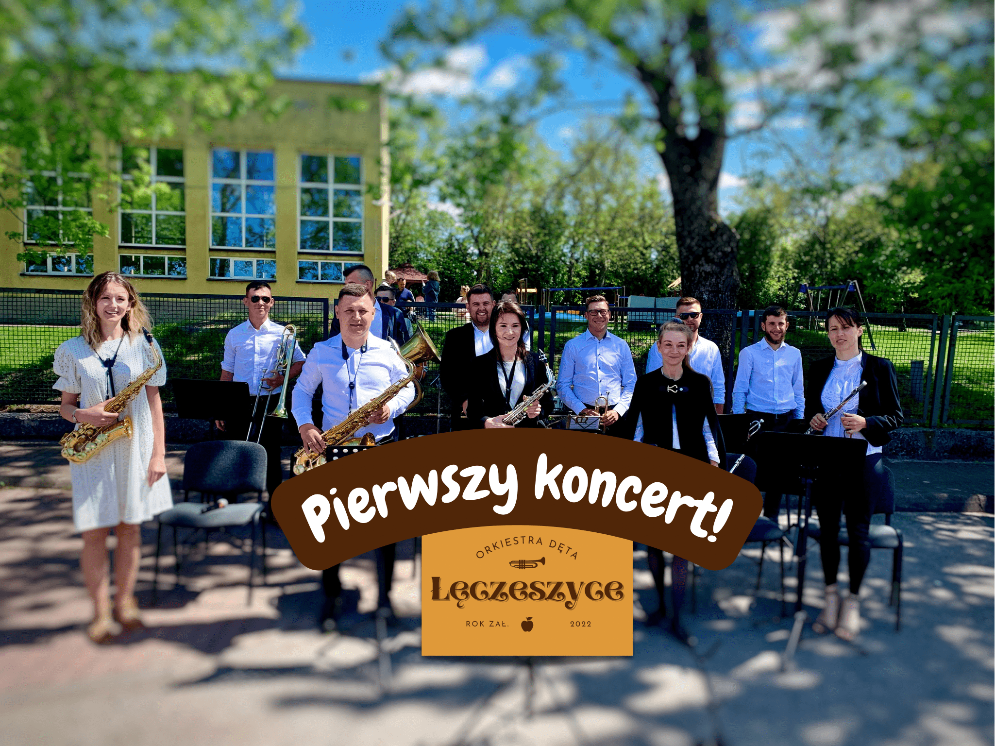 Pierwszy publiczny występ Orkiestry Łęczeszyce