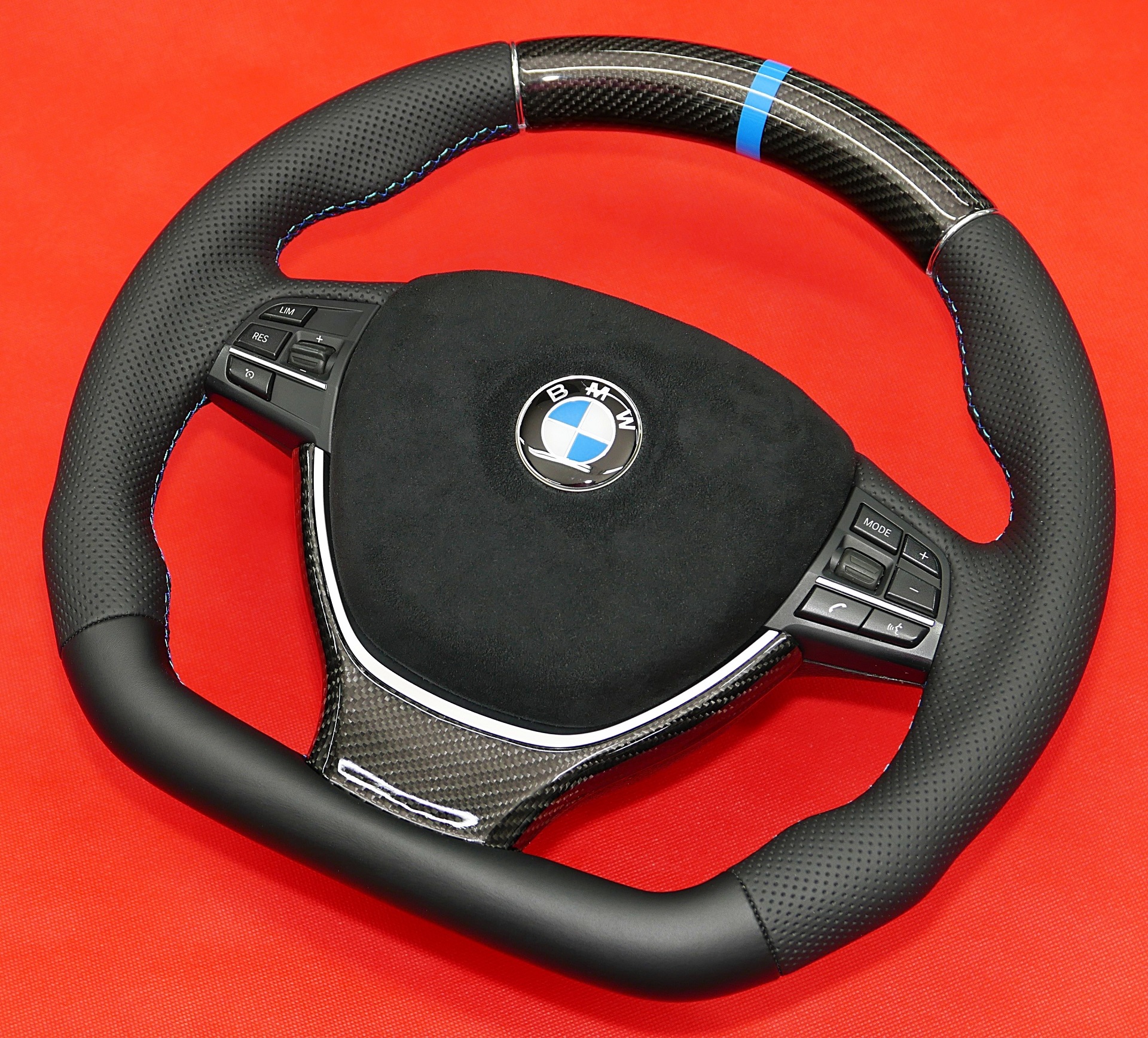bmw  sport custom carbon fiber steering wheel