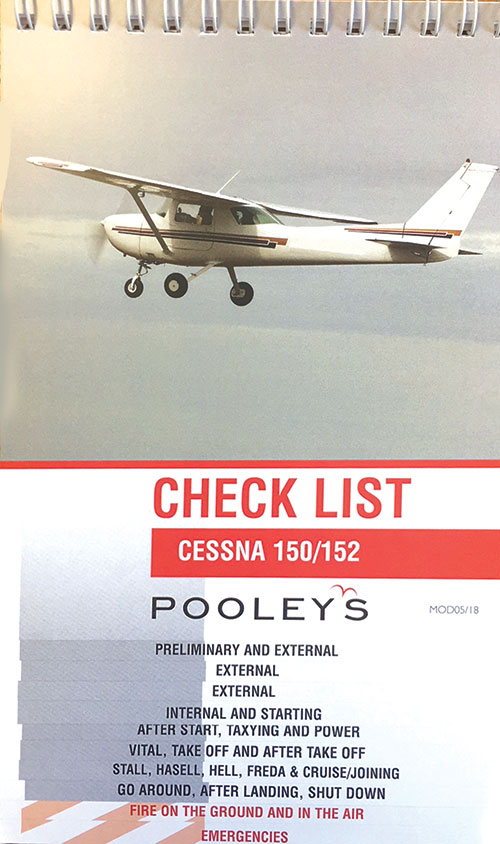 Pooley's Check List - Cessna 150 & 152
