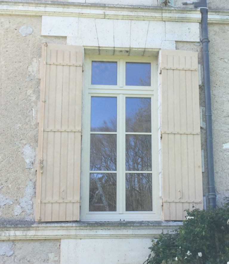 Solid oak windows