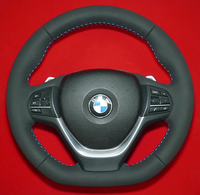 BMW F20 F30 custom steering wheel flat bottom