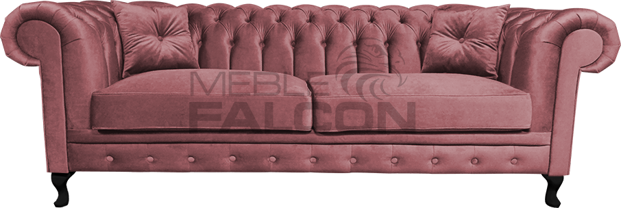 sofa różowa wykonywana na indywidualne zamówienie