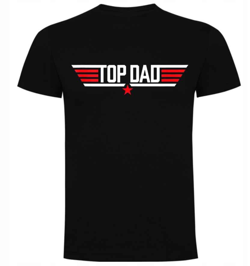 Koszulka t-shirt TOP DAD TOP GUN MEVERICK PREZENT DLA TATY