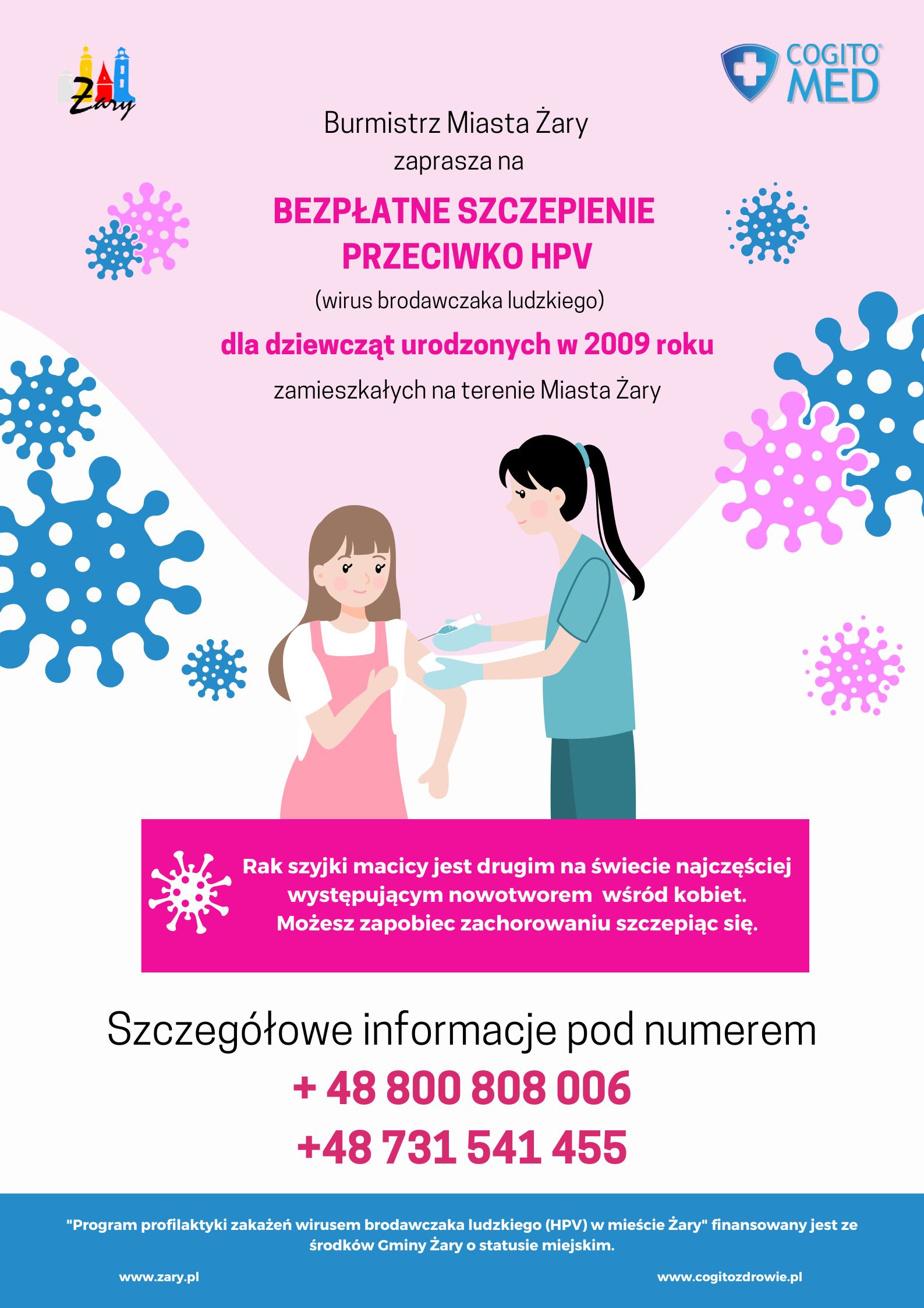 Szczepiania przeciw HPV dla miasta Żary!