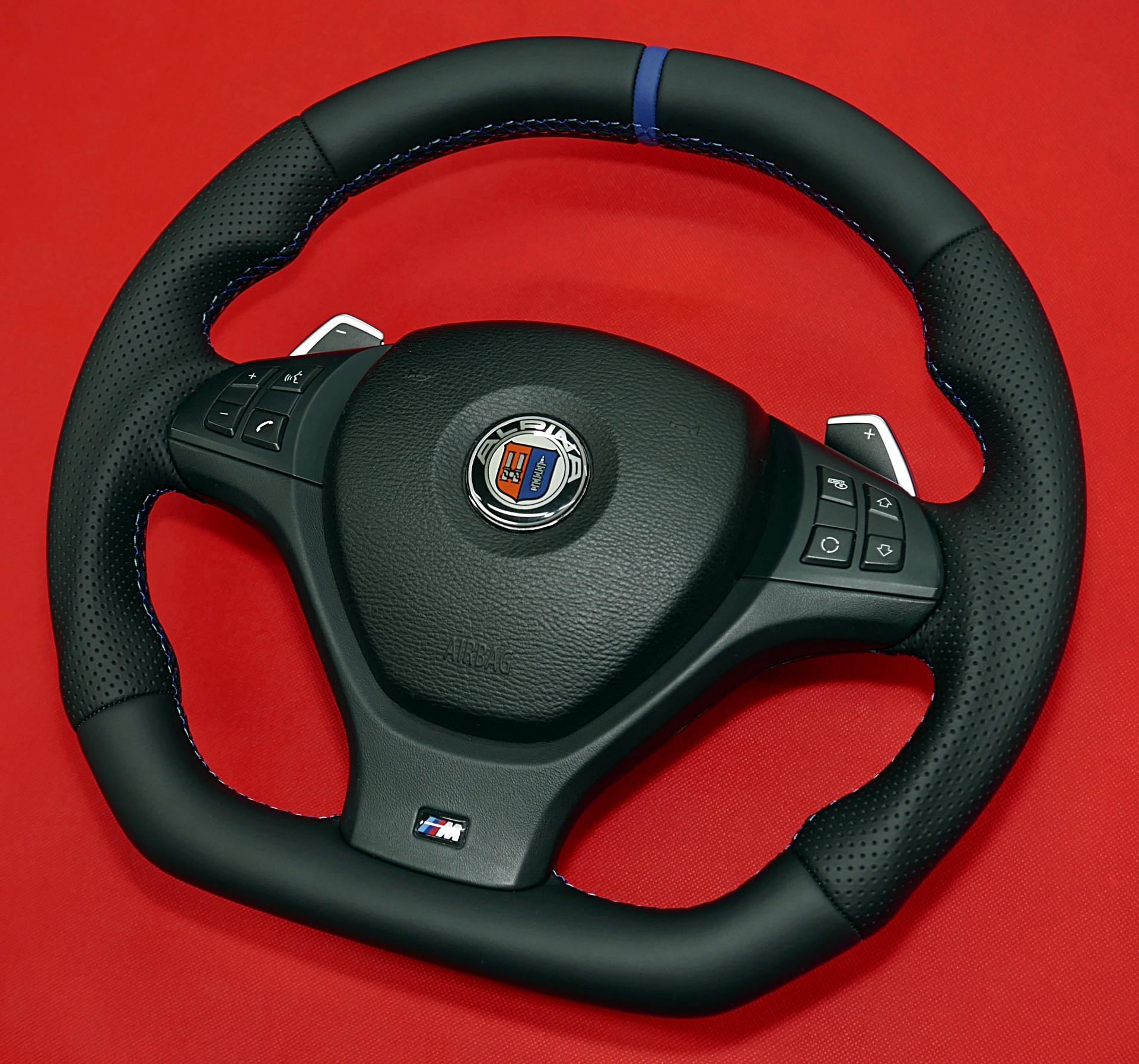 flat custom steering wheel bmw mperformance x5 x6