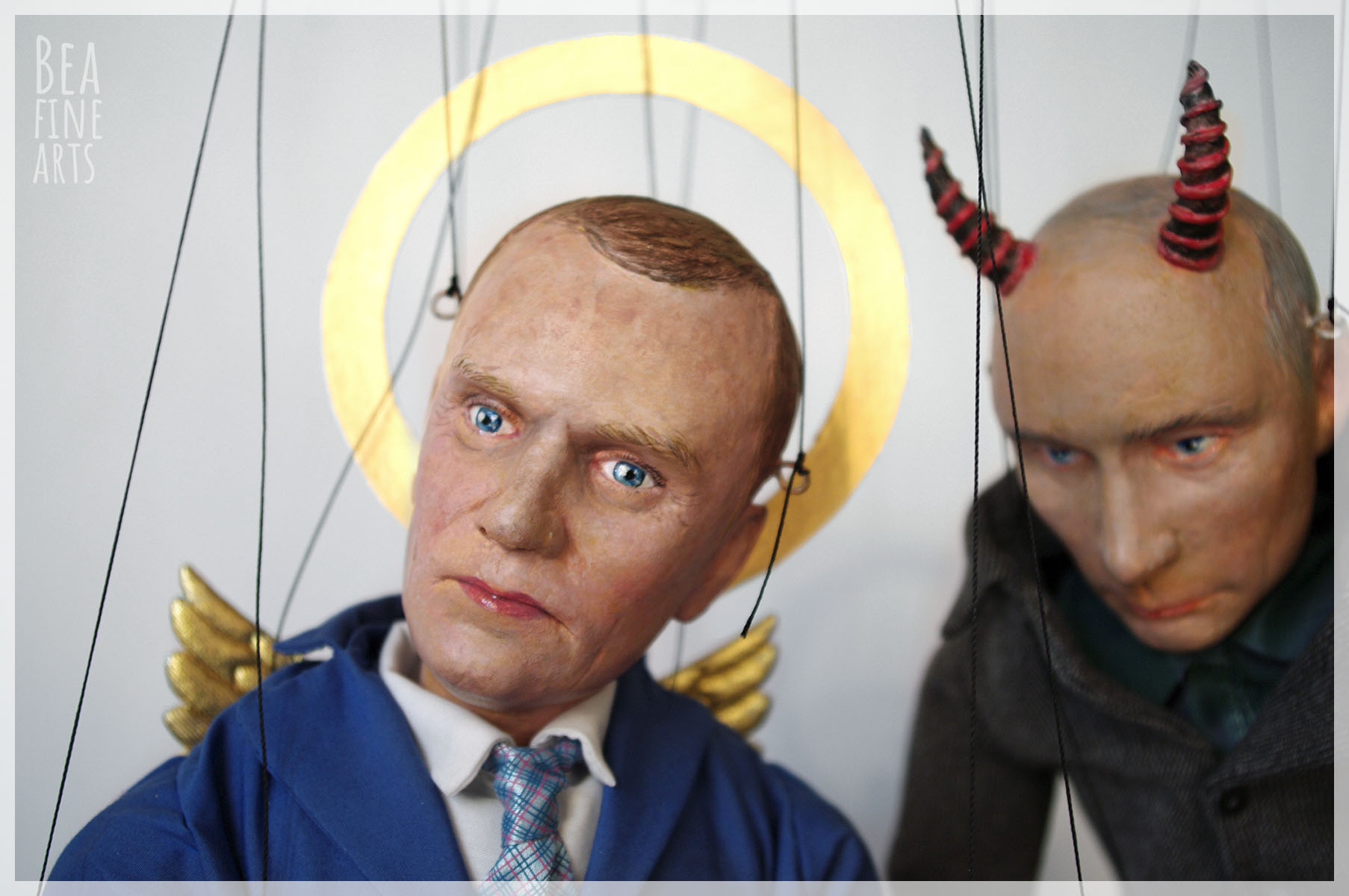 Tusk & Putin, lalki portretowe