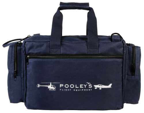 FC-8 Pooleys Blue Pilot's Flight Bag