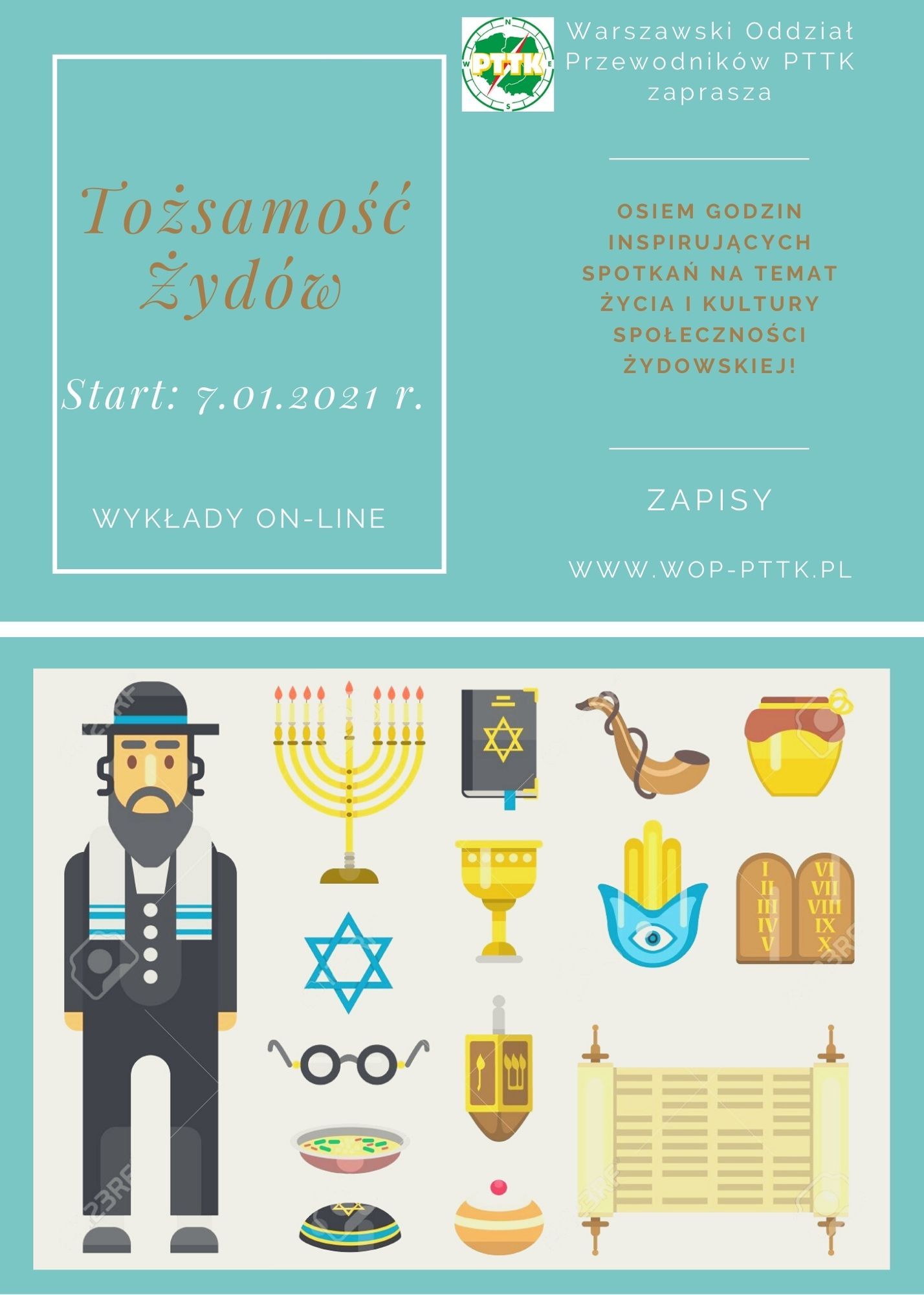 Tożsamość Żydów - wykłady on-line. Start: 7.01.2021 r.