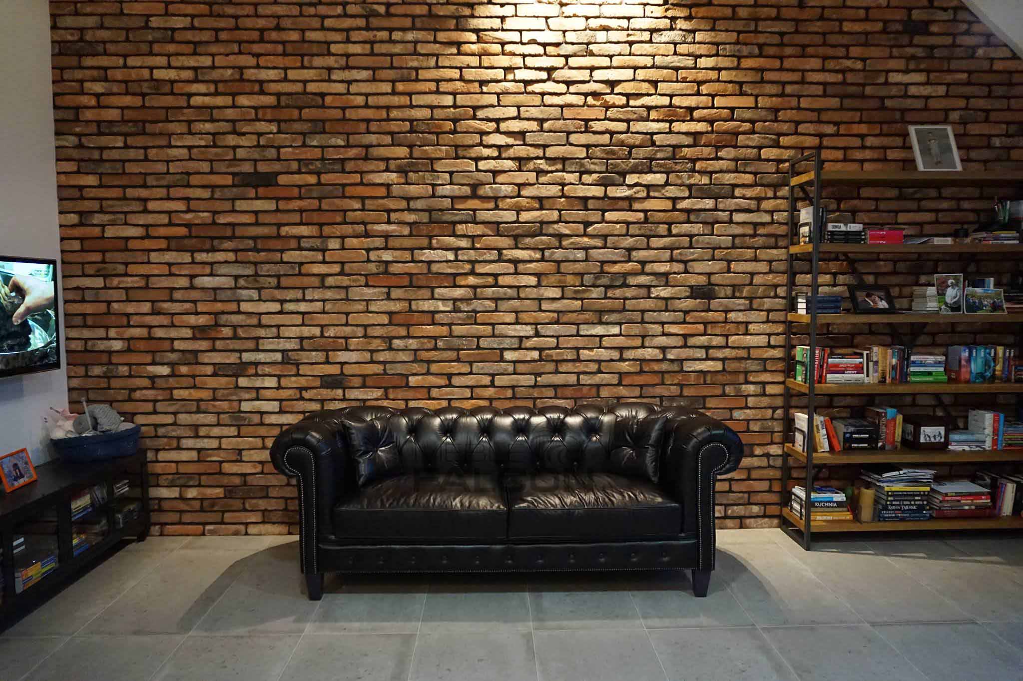 klasyczna stylowa czarna sofa chesterfield skóra
