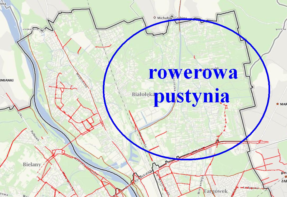 opracowanie własne na podstawie  mapa.um.warszawa.pl