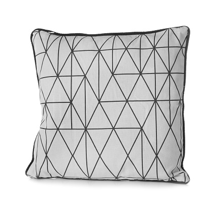 Nowoczesna poduszka dekoracyjna wzór geometryczny