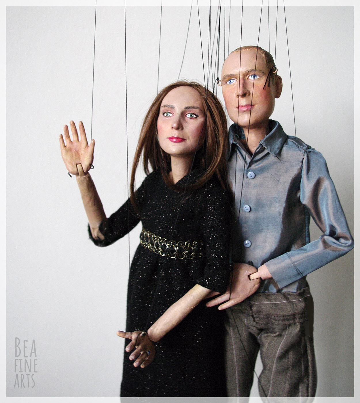 Para ksiażęca, marionetki portretowe