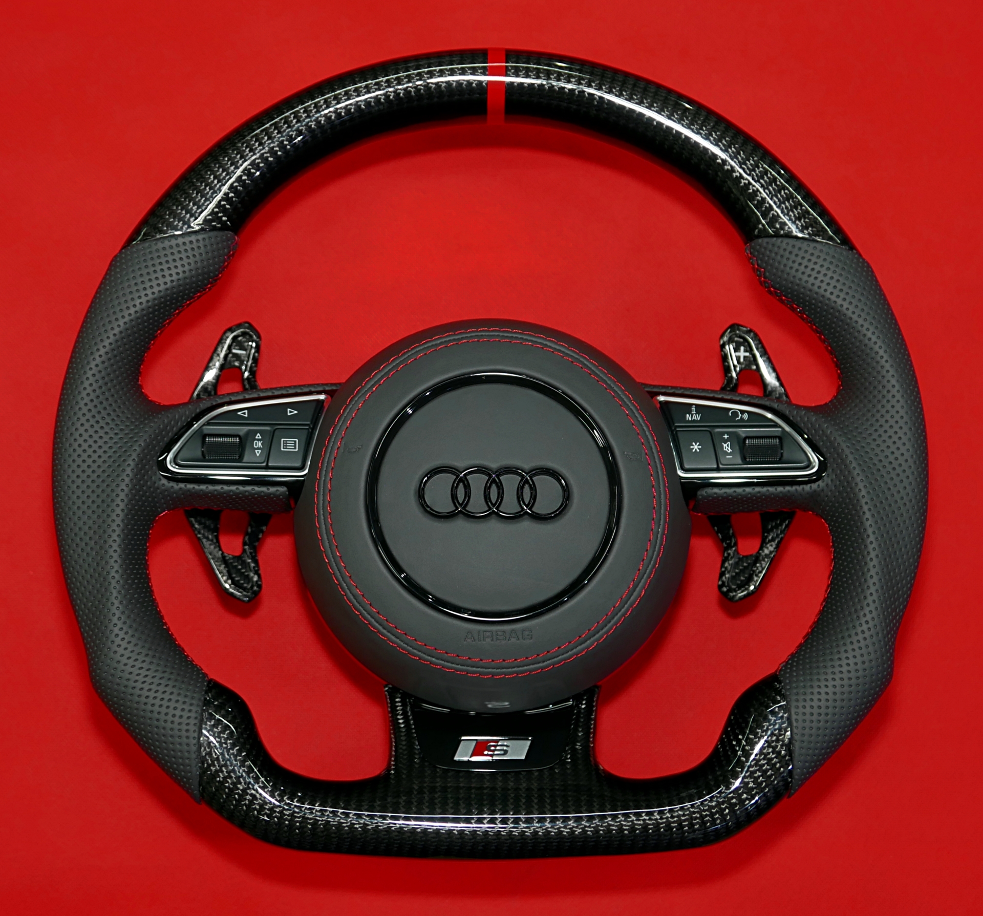 Kierownica Audi A7 S7 RS7 włókno węglowe carbon