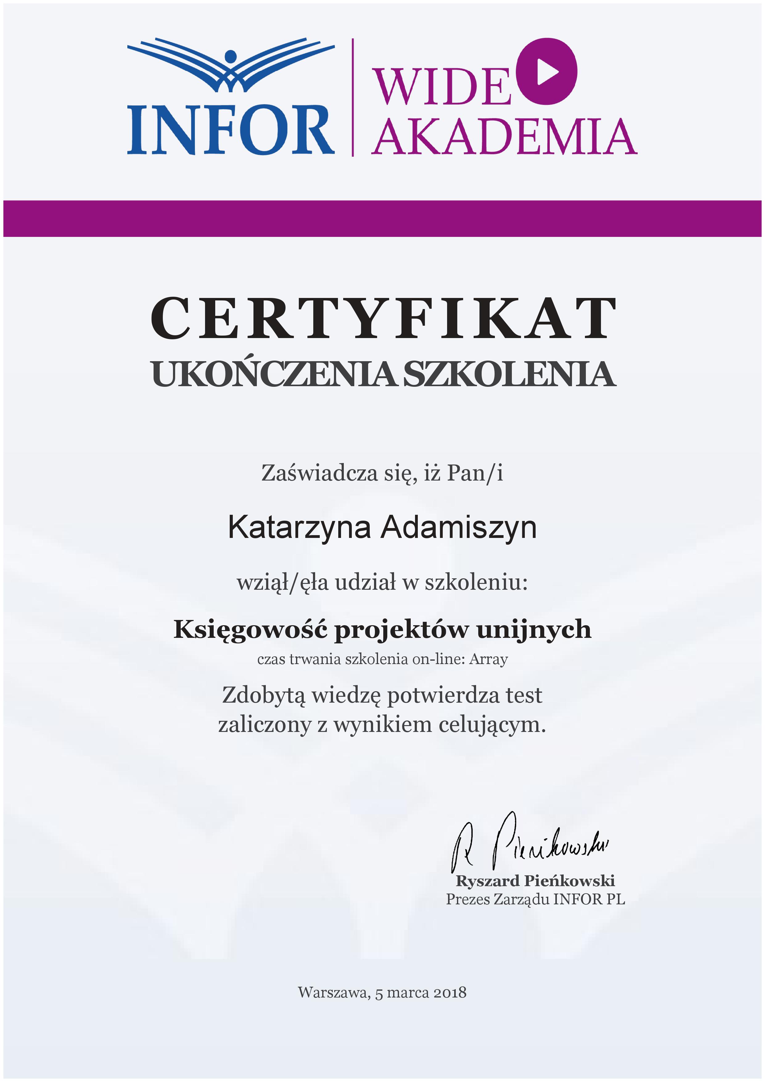 Certyfikat Ksigowo Projektw Unijnychjpg