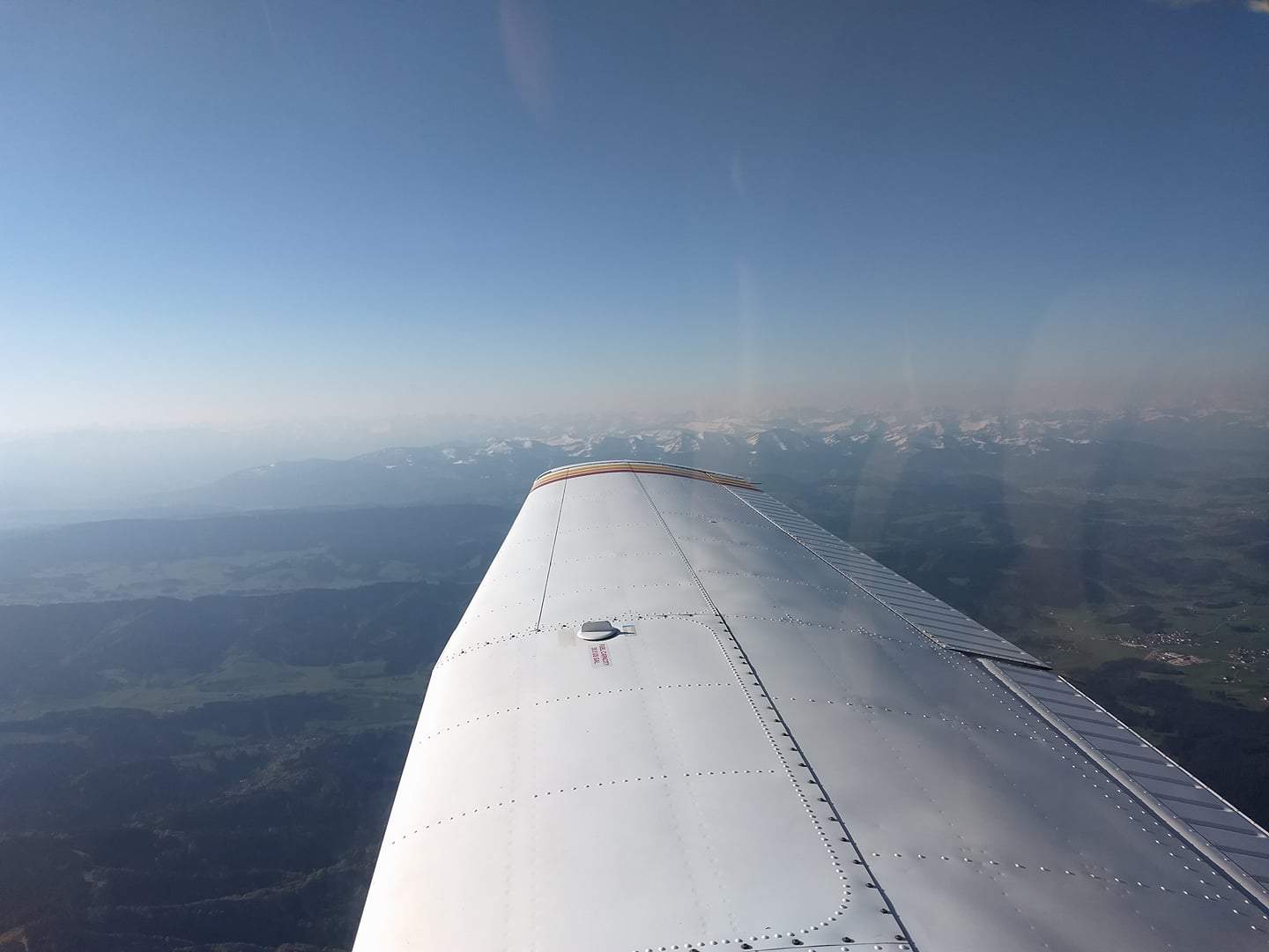 Return flight from Aero Friedrichshafen, the KPT4W departure procedure