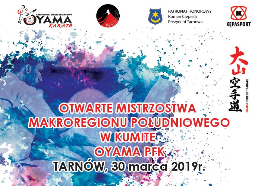 Otwarte Mistrzostwa Makroregionu Południowego w kumite Oyama PFK (Tarnów, 30.03.2019r.)