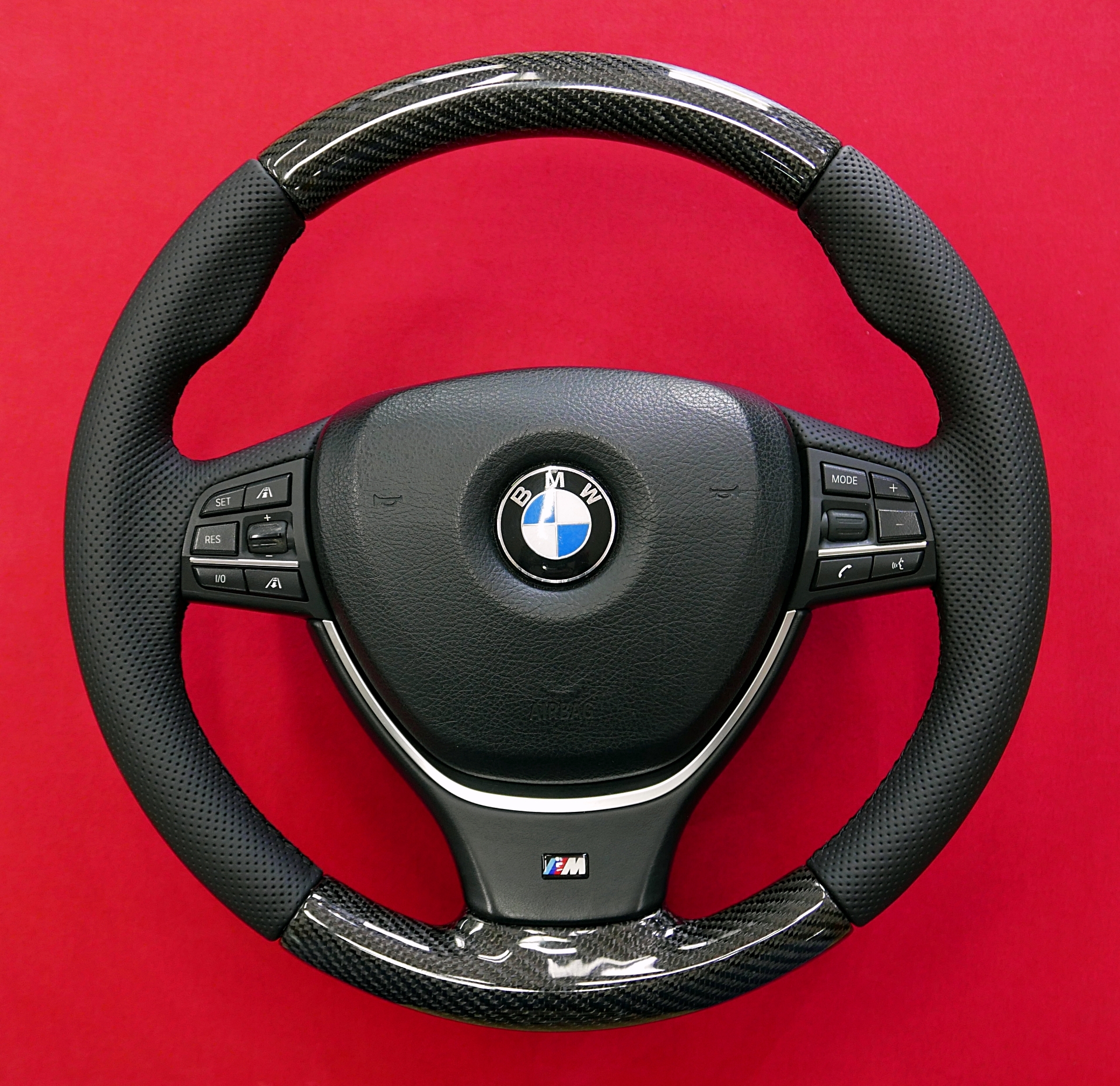 BMW F10 carbon fiber custom steering wheel M Performance