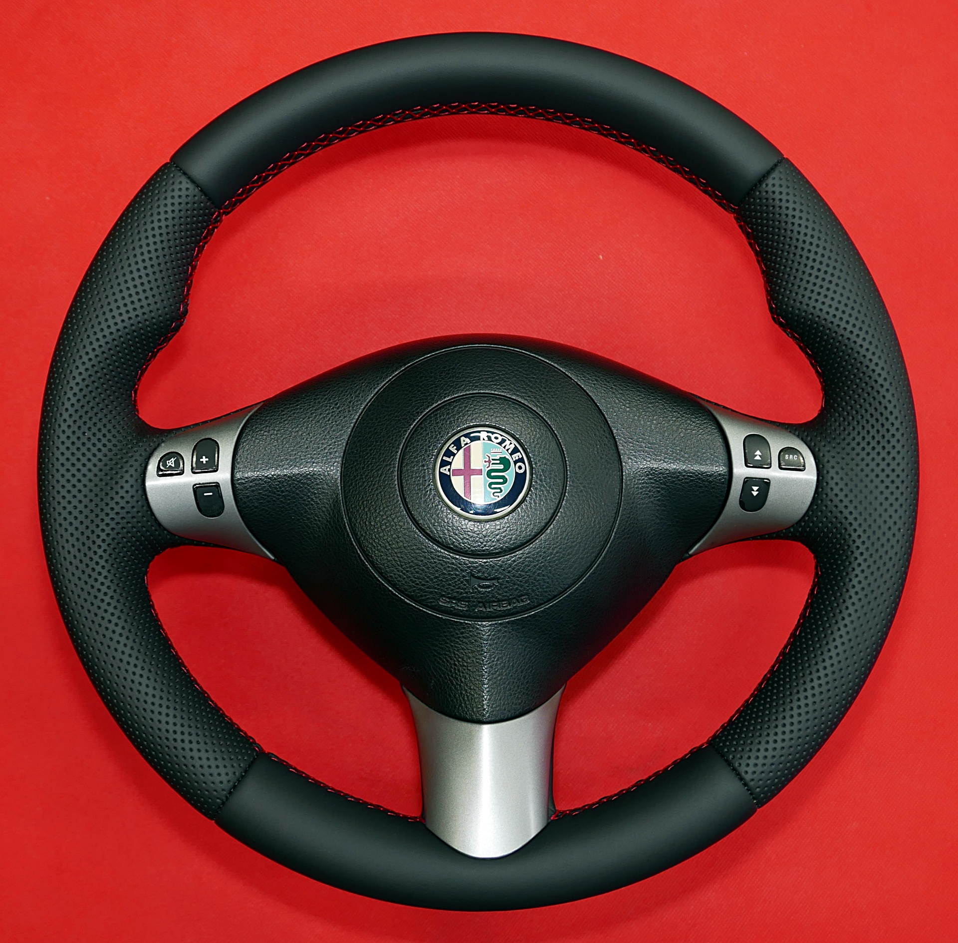 Kierownica Alfa Romeo Tuning modyfikacja pogrubienie