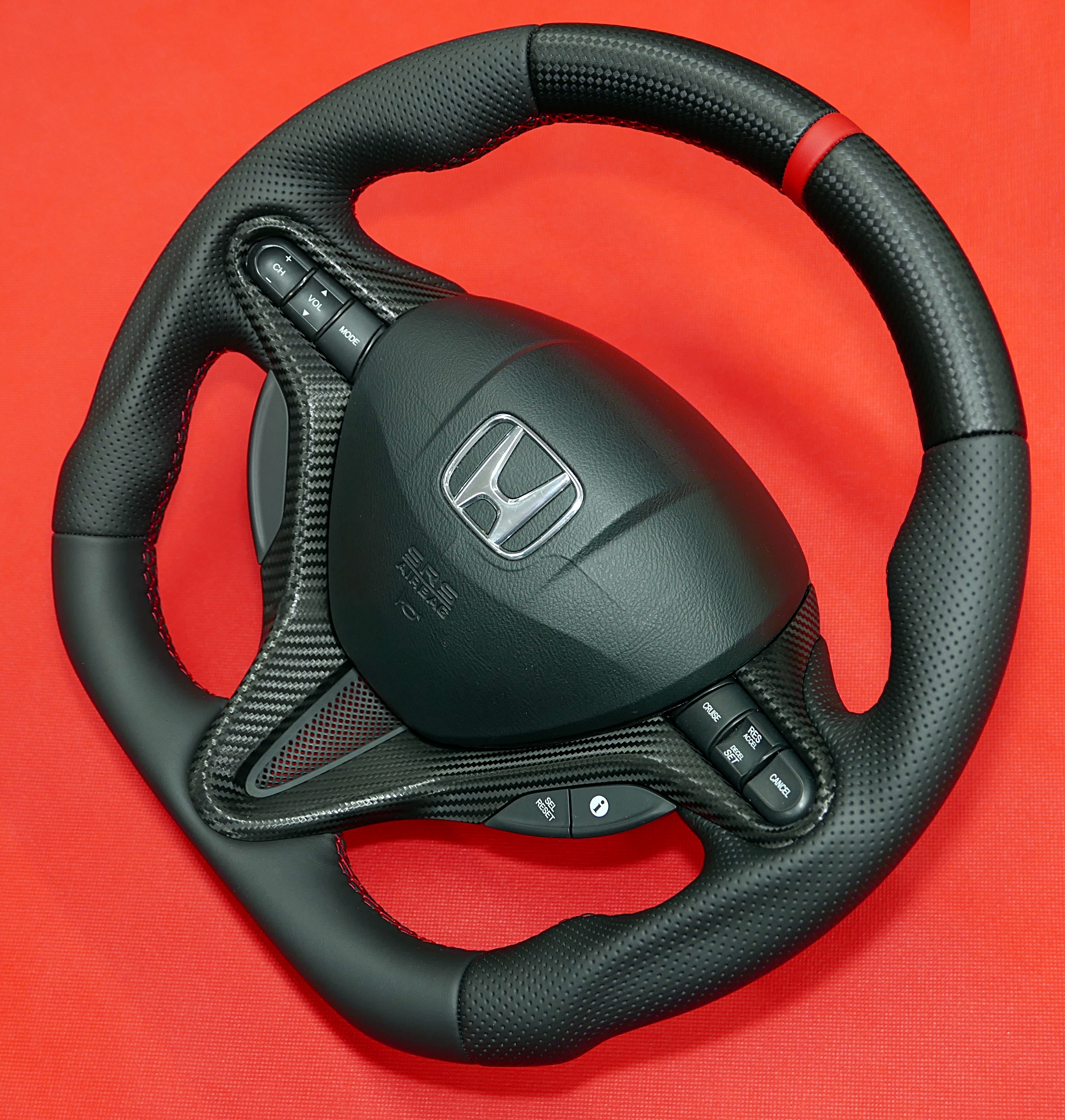 Custom carbon steering wheel Honda Civic