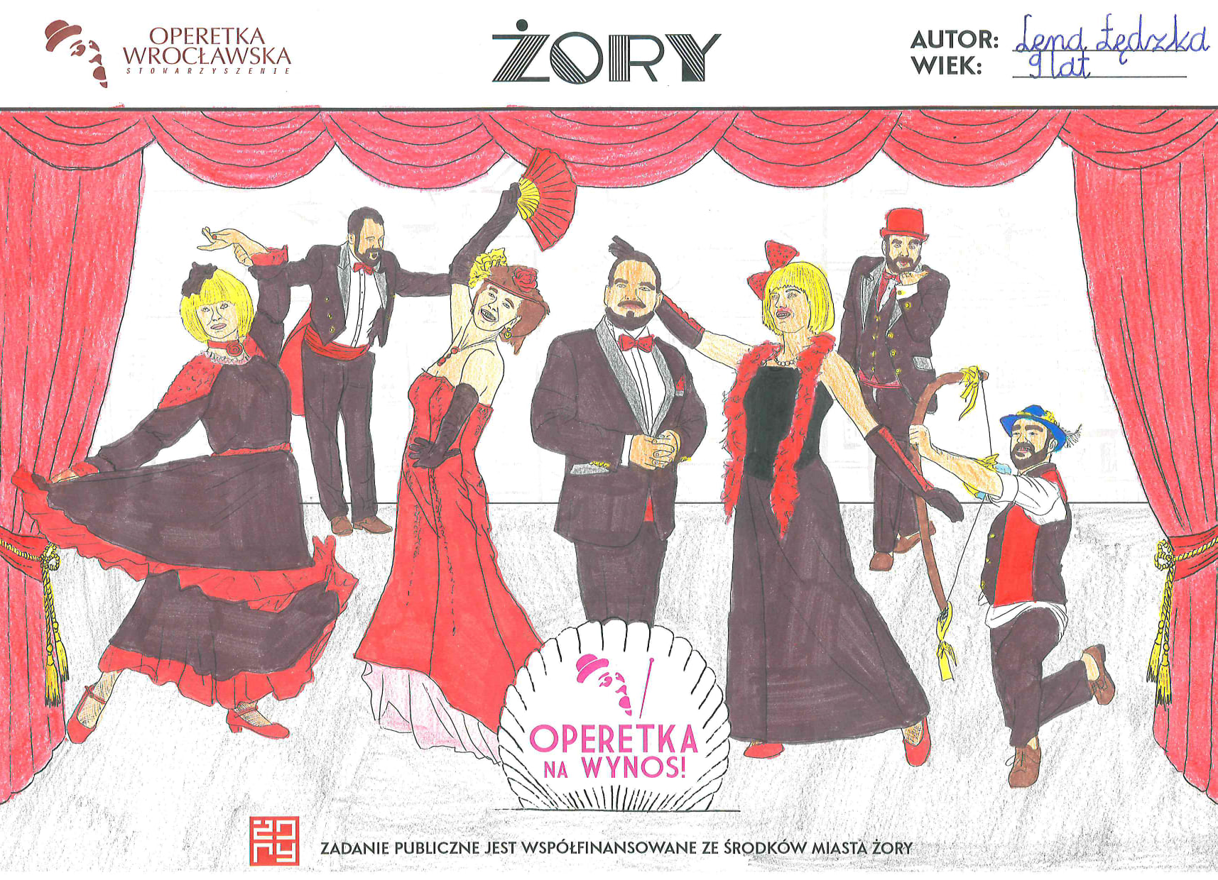 Rozstrzygnięcie konkursu na kolorowankę operetkową z Żor