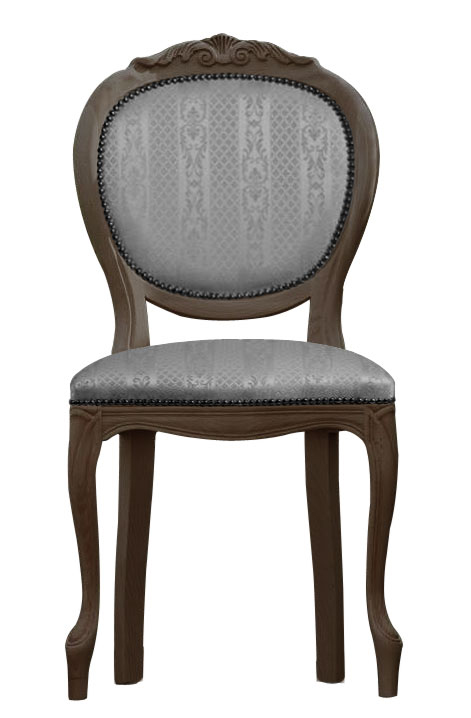 klasyczne krzesło medalion z tłoczonymi stylowymi nogami producent mebli tapicerowanych Warszawa