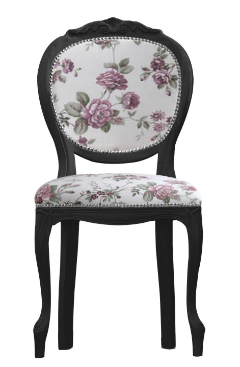 krzesło medalion shabby chic krzesło tapicerowane rzeźbiona stolarka krzesło do sypialni producent