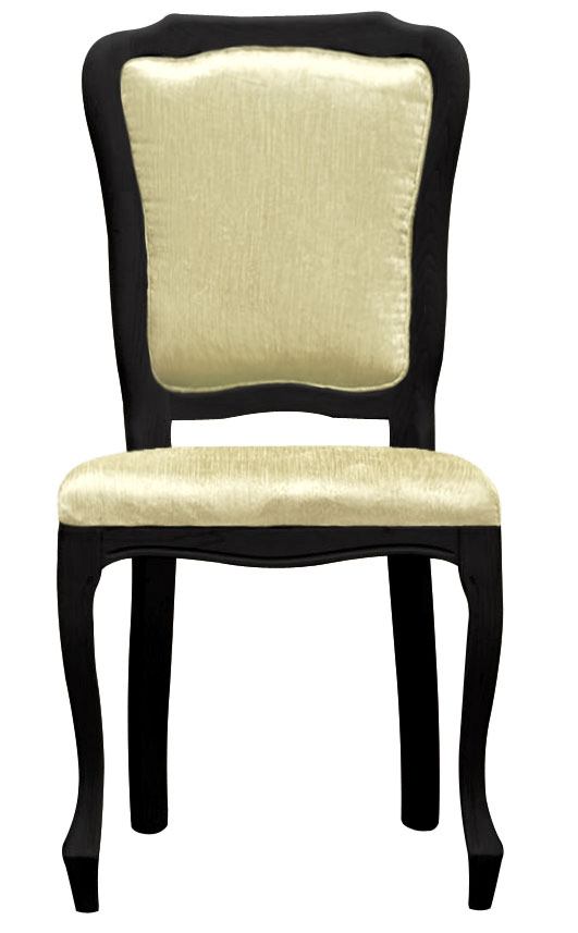 Klasyczne krzesło tapicerowane stolarka drewniana