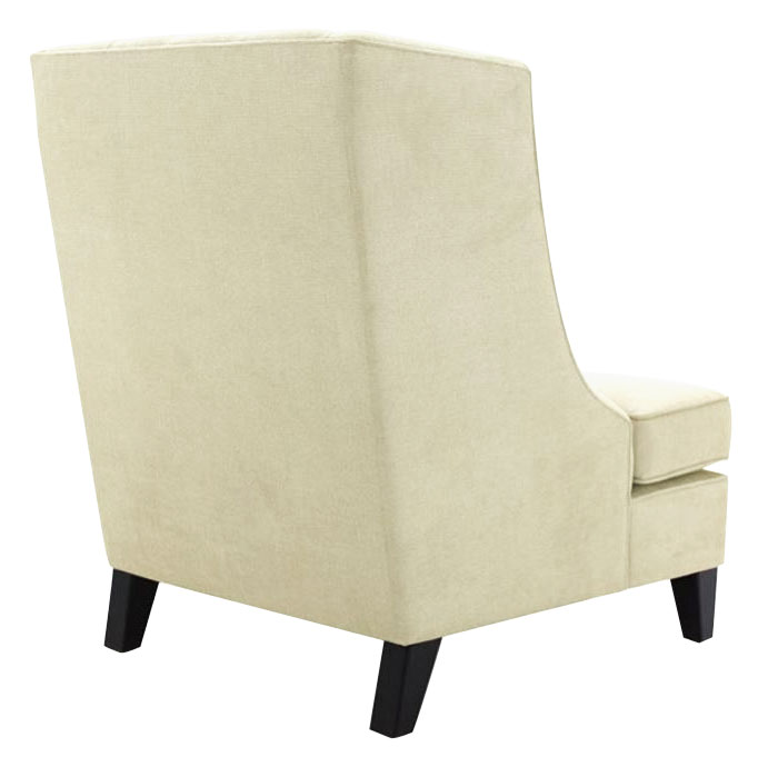 fotel w stylu chesterfield wysokie oparcie tapicerka materiał