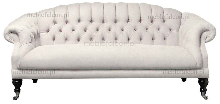 sofa chesterfield tapicerka materiał