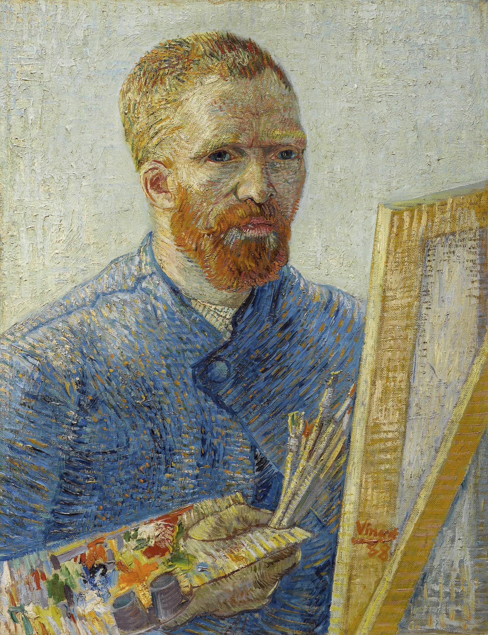 Autoportret przed sztalugami, Van Gogh Museum, Amsterdam