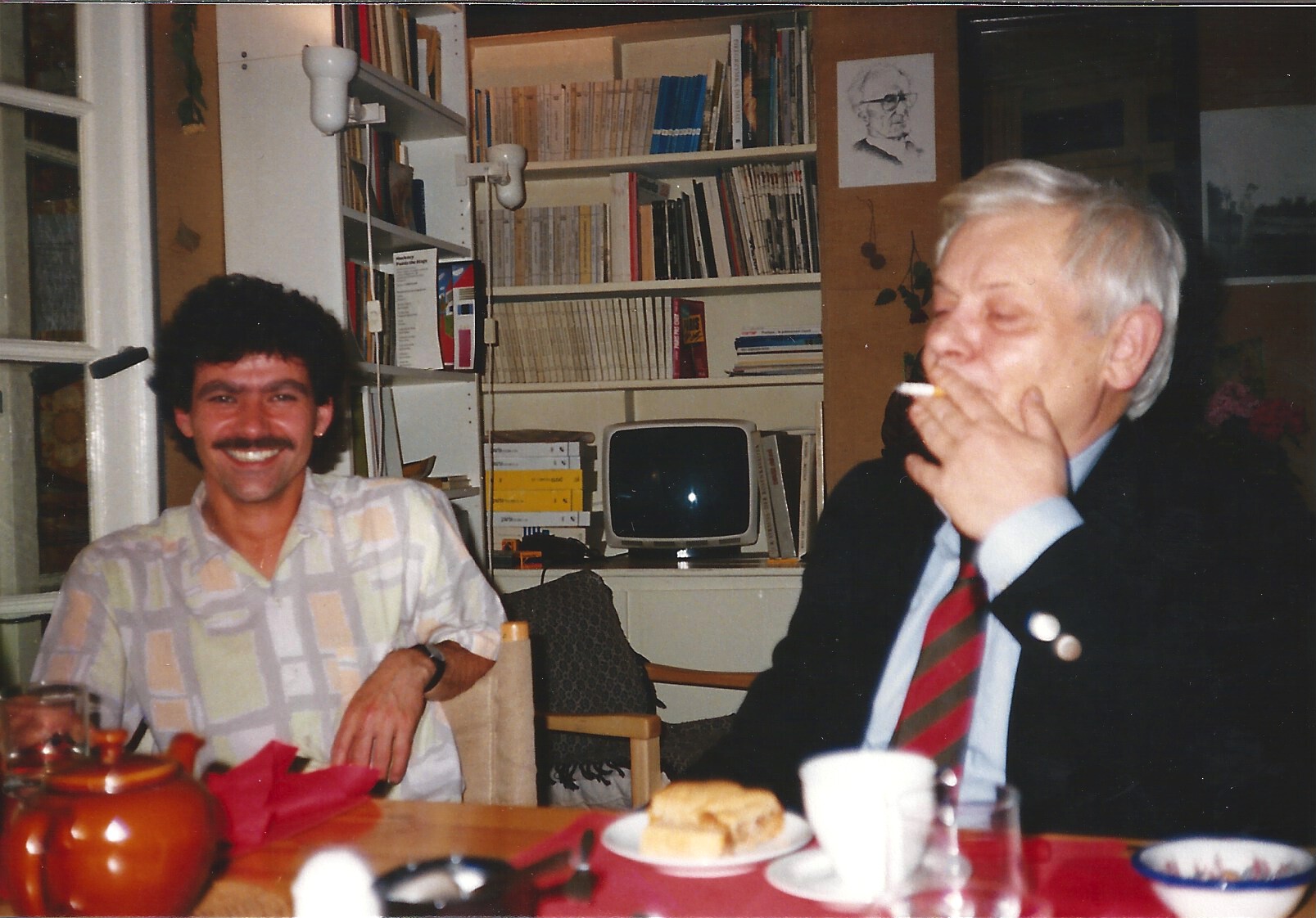 Krzysztof Jung, Zbigniew Herbert, Paryż 1988 / Paris 1988