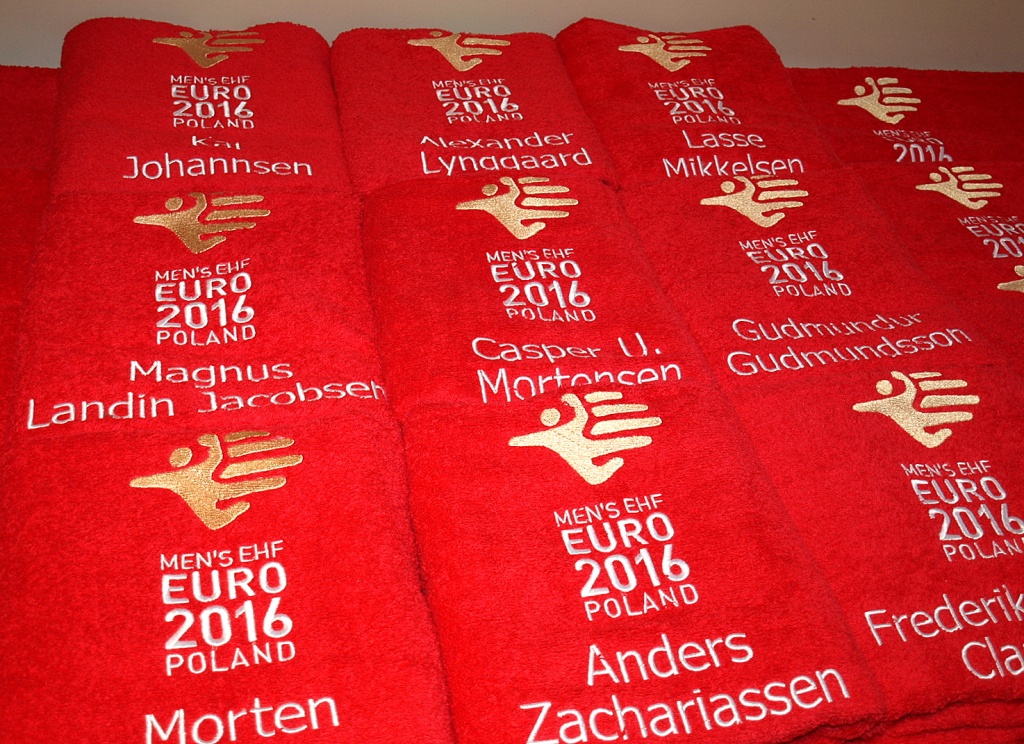 Ręczniki dla Reprezentacji Danii