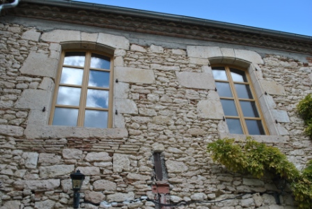 Arch oak doors and windows