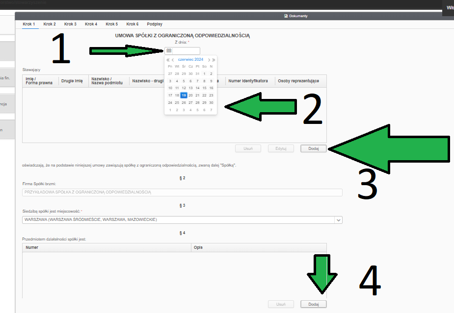 KROK  6 - data wsplnicy kody PKDPNG