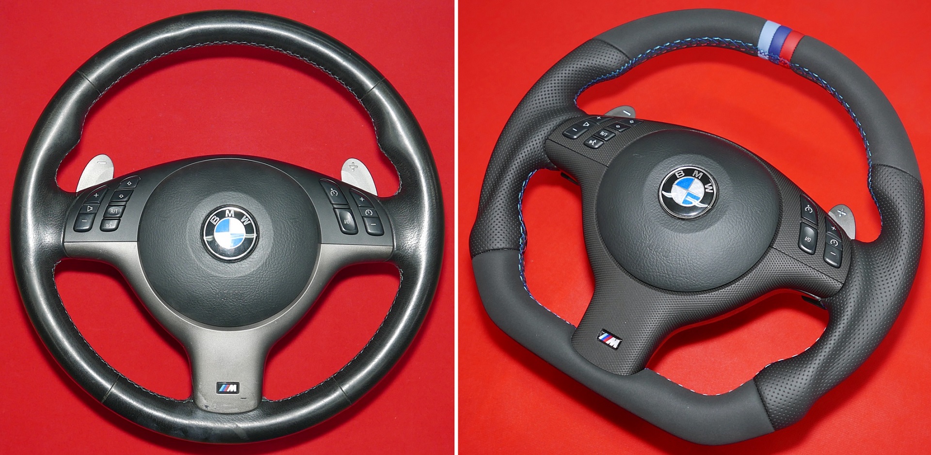 Kierownica BMW E39 E46 M3 M5 Mpakiet MPerformance tuning modyfikacja zmiana kształtu